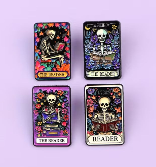 Bookish Enamel Pins