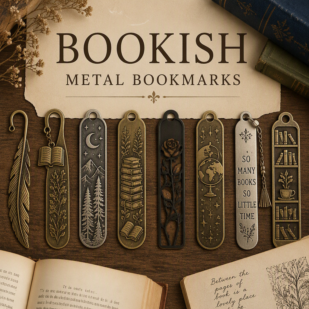 Bookish Metal Bookmarks
